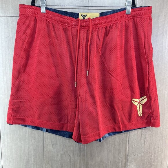 Nike DRI-FIT KOBE Standard Issue Reversible Basketball Shorts Red Blue Men's XXL - Picture 1 of 10